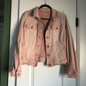Light pink Merona stretch denim jacket